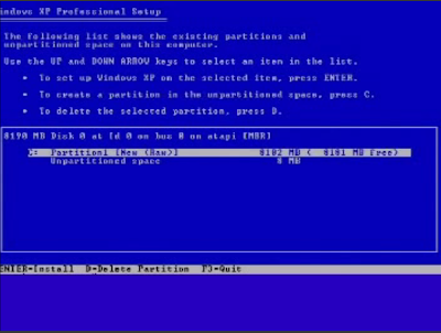 cara instal windows xp cara instal windows xp
