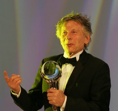 (Roman Polanski with Crystal Globe Image provided by Film Servis Festival Karlovy Vary