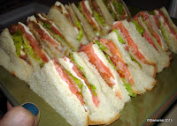 Smoked Salmon and Prosciutto Sandwiches at Da Vinci, East Passyunk Avenue, Phila PA - Photo by Glamorosi