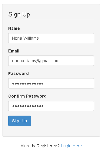 Registration Form php-registration-form