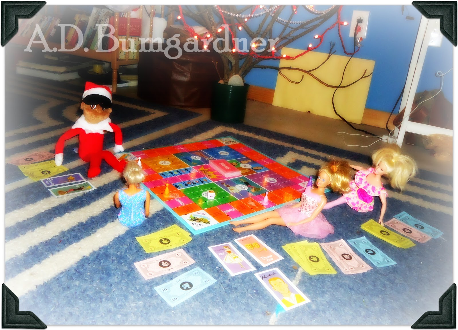 My life, in photos (mostly.): Elf-on-the-Shelf: and the Barbies