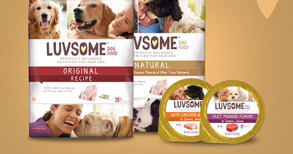 luvsome dog food walmart