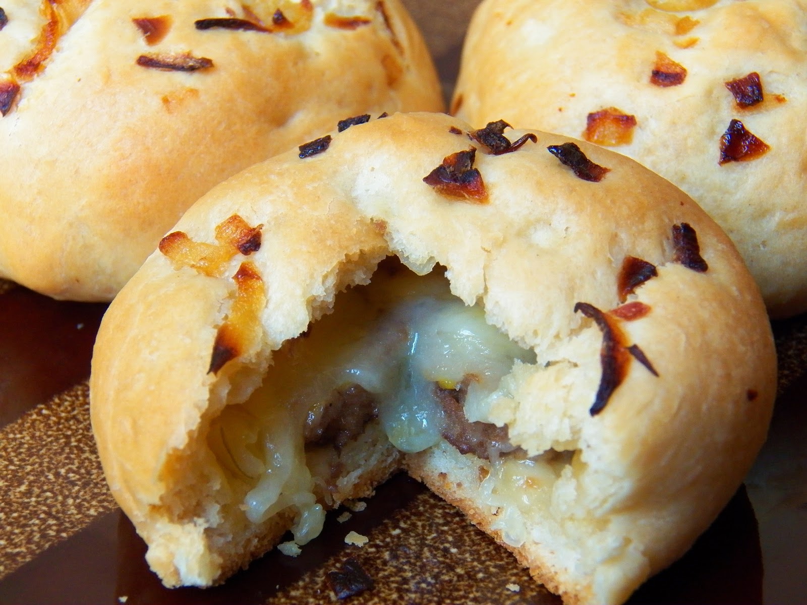 CHEESEBURGER STUFFED BUNS In Good Flavor Great Recipes Great Taste