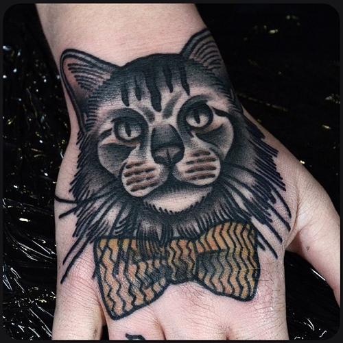 20 Most Beautiful palm Cat Tattoos Design & Ideas
