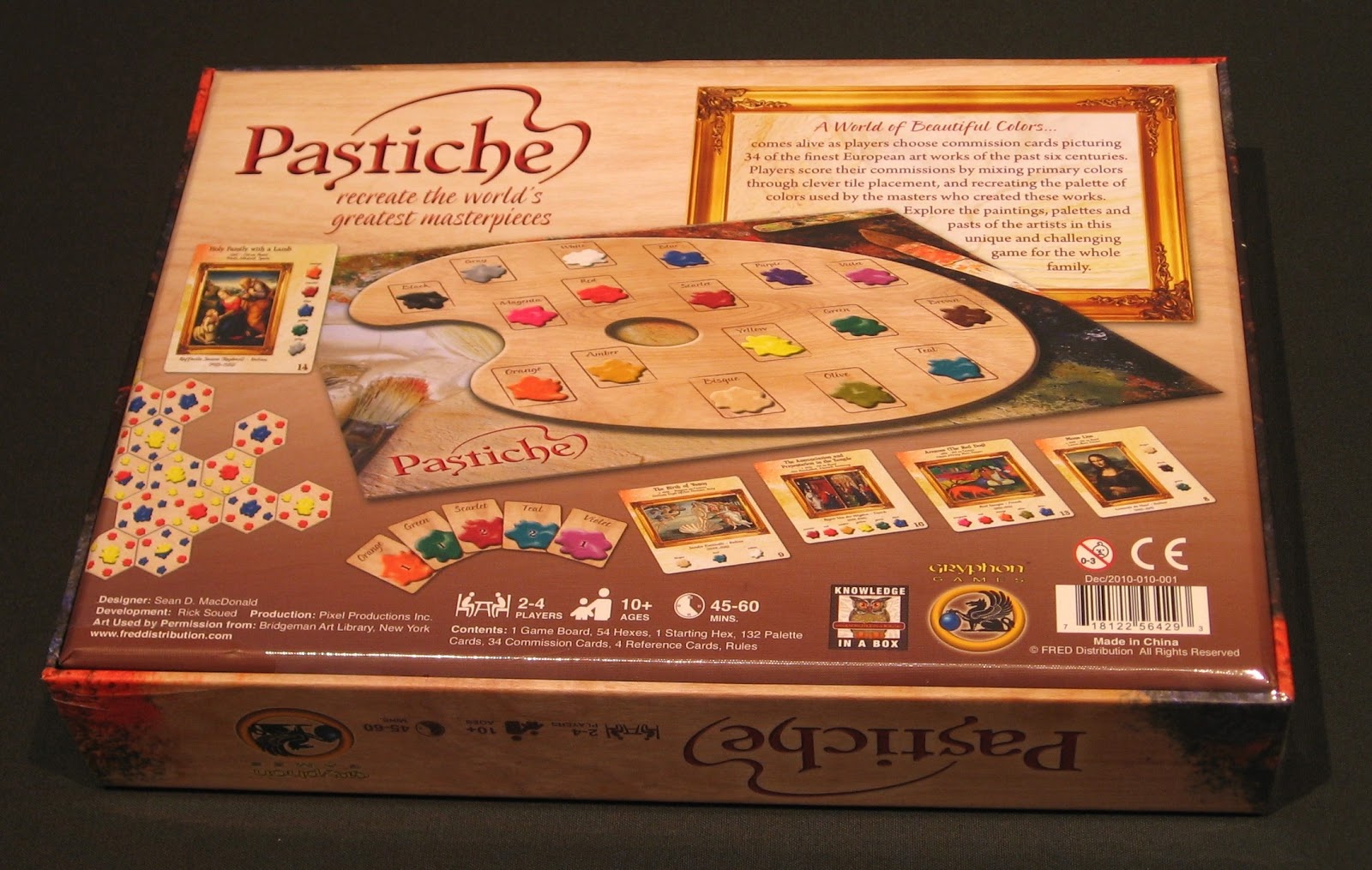Matt's Board Game Back Room HOT BOX "Pastiche" by Sean D. MacDonald