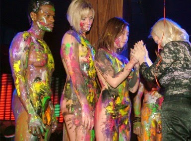 body paint girls