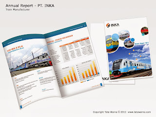 Desain Company Profile - Annual Report - Train Manufacturer - PT. INKA