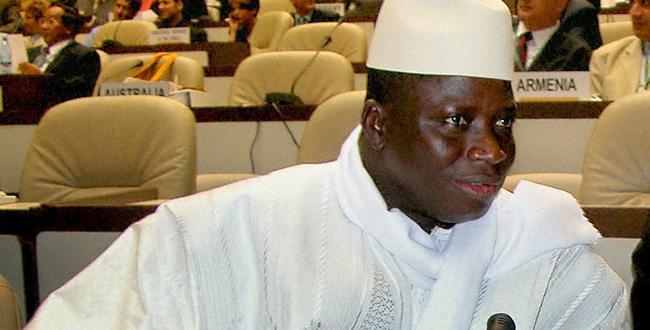 Yahya Jammeh presidente de Gambia desde julio 22, 1994