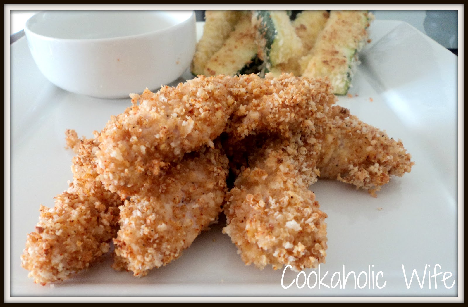 QuinoaPanko Crusted Chicken Tenders Cookaholic Wife