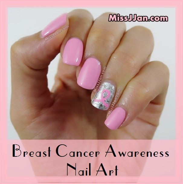Missjjan S Beauty Blog Breast Cancer Awareness Nail Art 2014