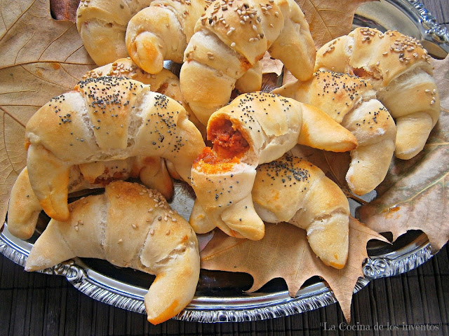 Croissants De Masa Pan Rellenos De Sobrasada
