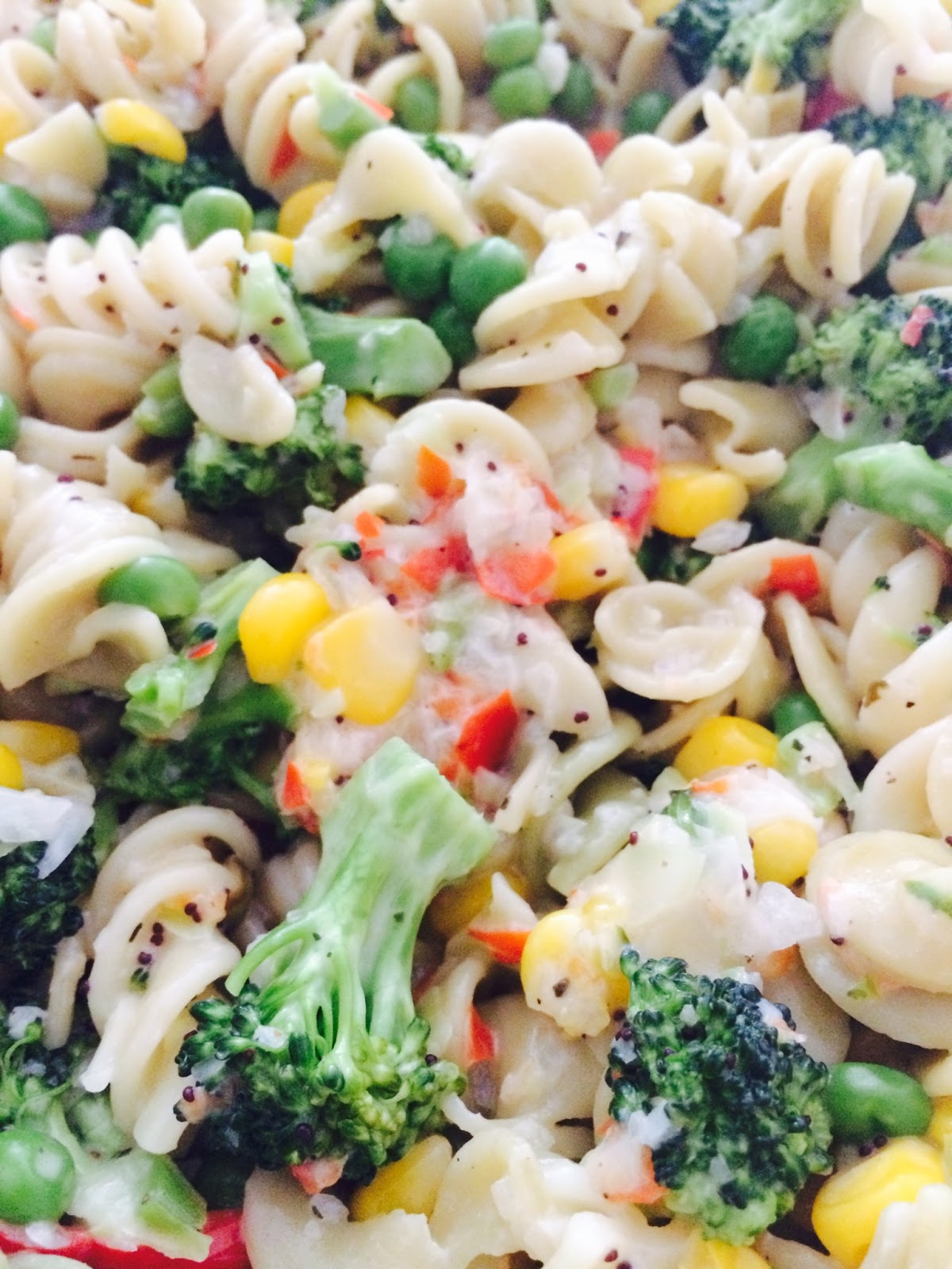 Real College Student of Atlanta Veggie Pasta Salad