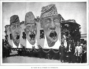 1902.- "Tren Botijo". Escultor Ricardo Causarás Casaña.