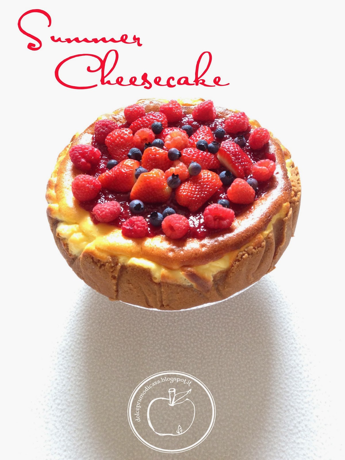 summer cheesecake, conosciuta anche come la cheesecake dell'orto
