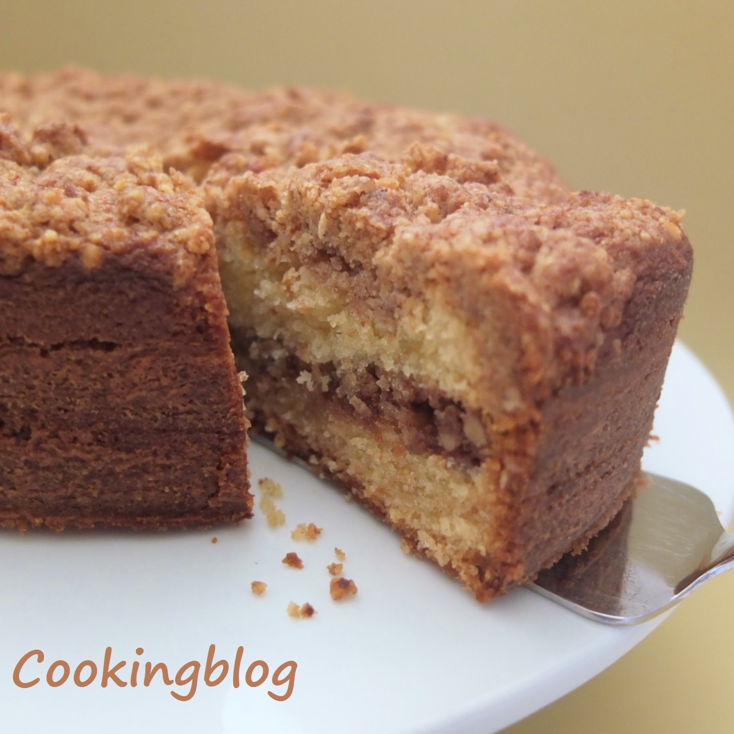 "Sour cream coffee cake" porque há coisas que não se conseguem traduzir