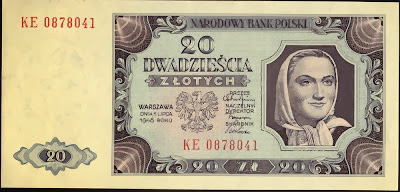 Polonia 20 Zlotych 1948 P# 137