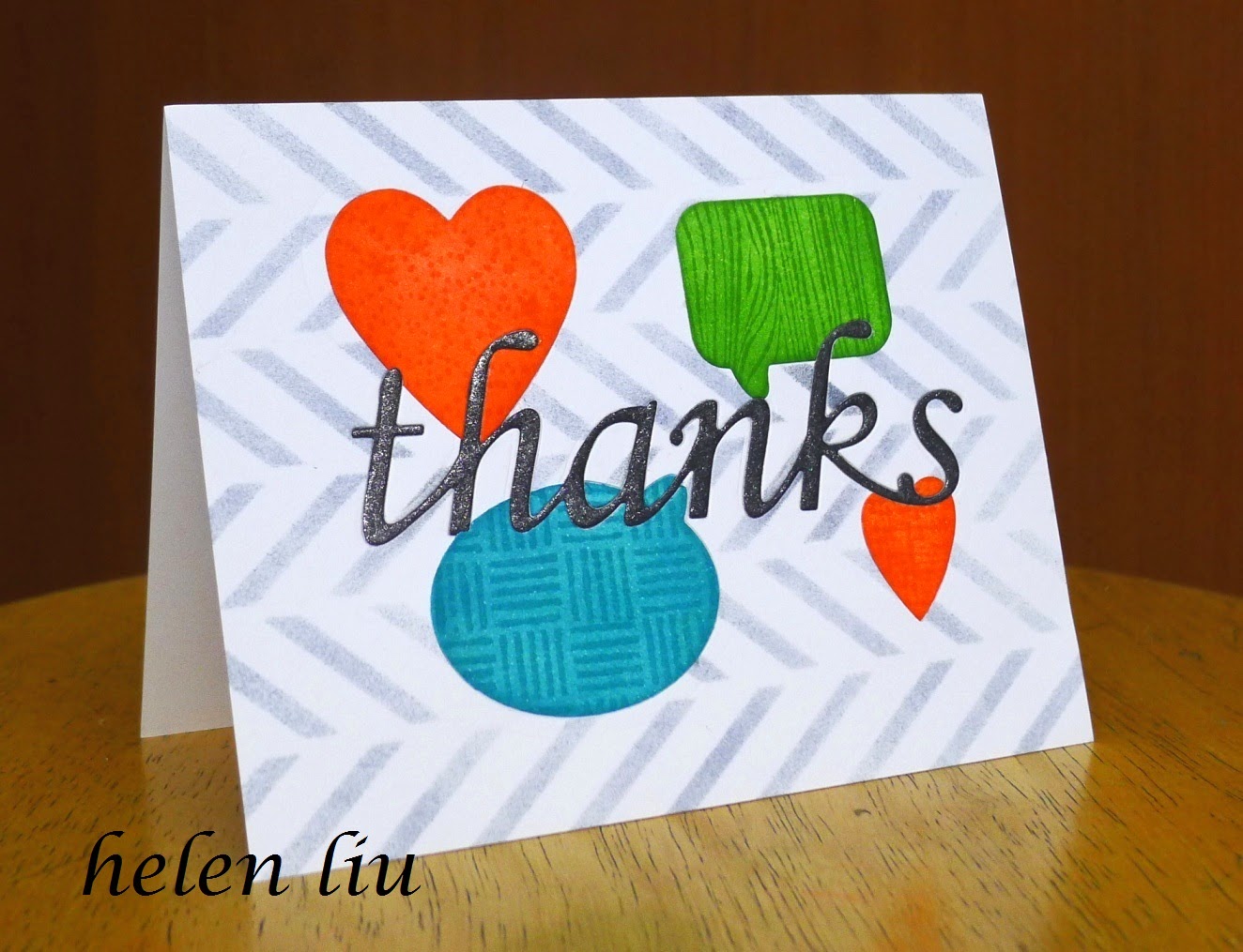 彩印精靈 Happy Stamping and Happy Life (by Helen Liu) Faux Layered Die