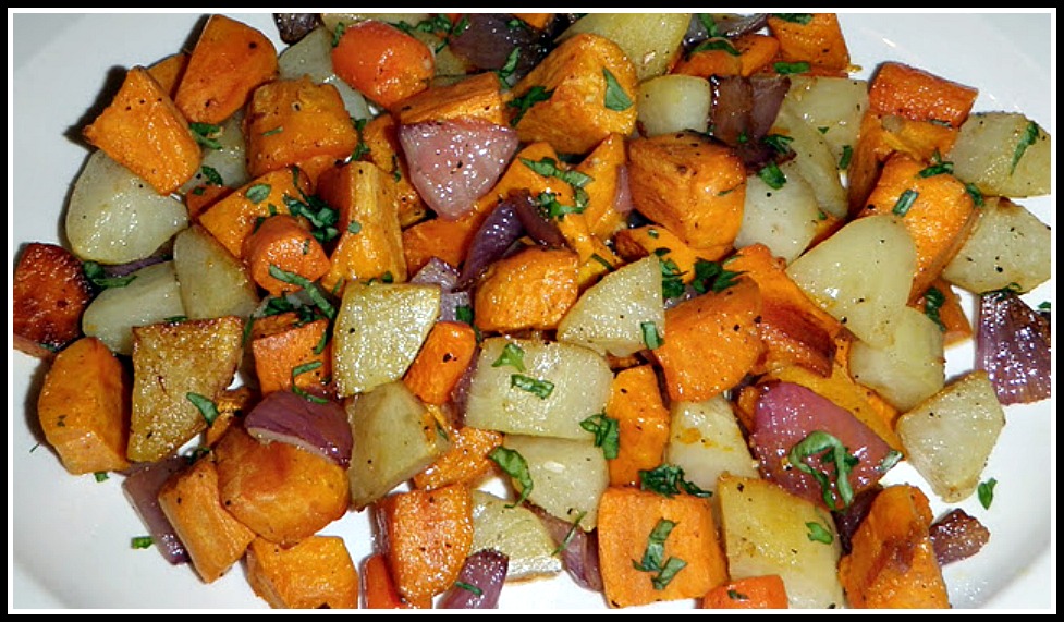 Sandra's Alaska Recipes SANDRA'S HEALTHY ROASTED ROOT VEGETABLES