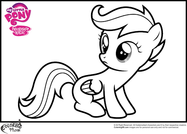MLP Scootaloo Coloring Pages