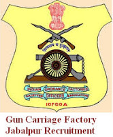 Gun Carriage Factory Jabalpur Recruitment Gun Carriage Factory Jabalpur Recruitment