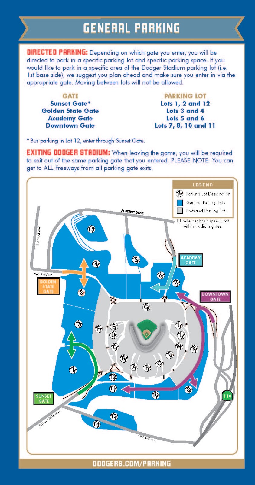 Dodger Stadium Parking Map United States Map