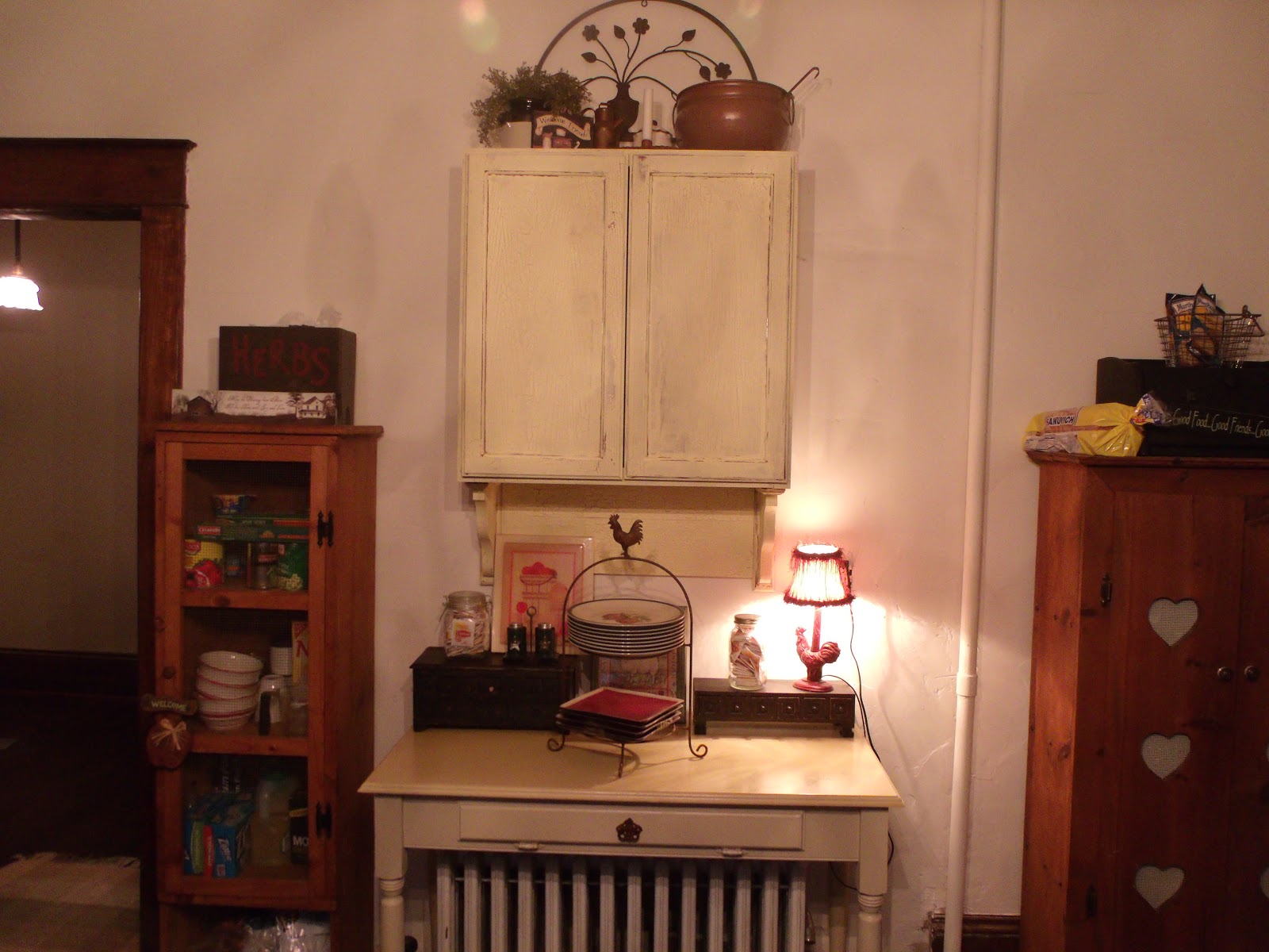 Painting unfinished kitchen cabinets SunnyGrace, another farmhouse