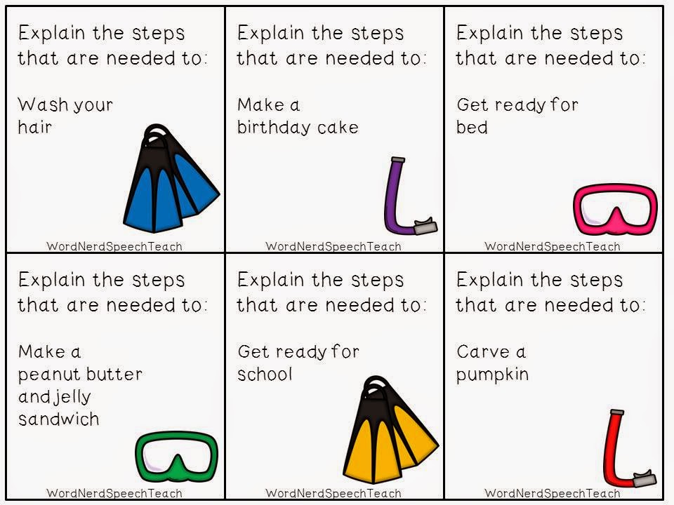 Word Nerd Speech Teach {Freebie} Snorkel Sequences!