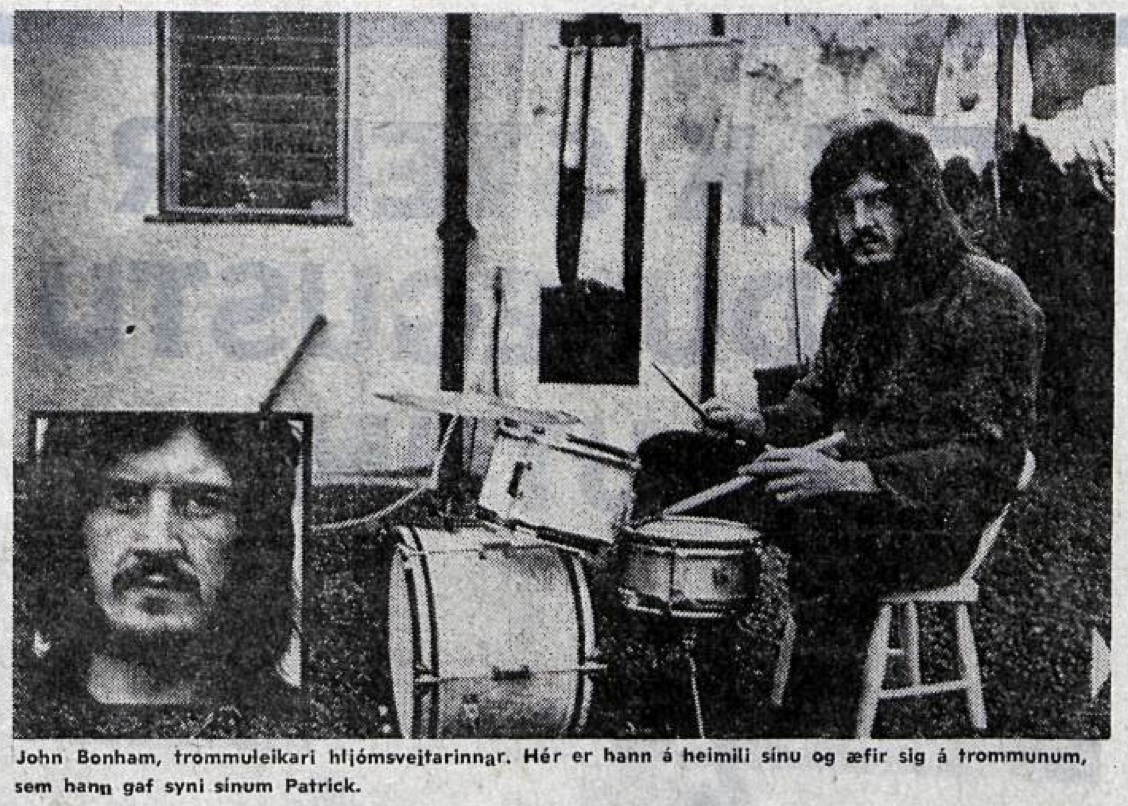 Icelandic Music Museum 153 Led Zeppelin in Iceland (1970)