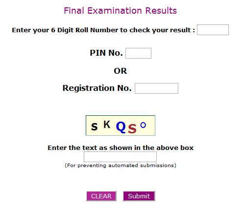 CA Final Exam Results 2013 Download, Print Online