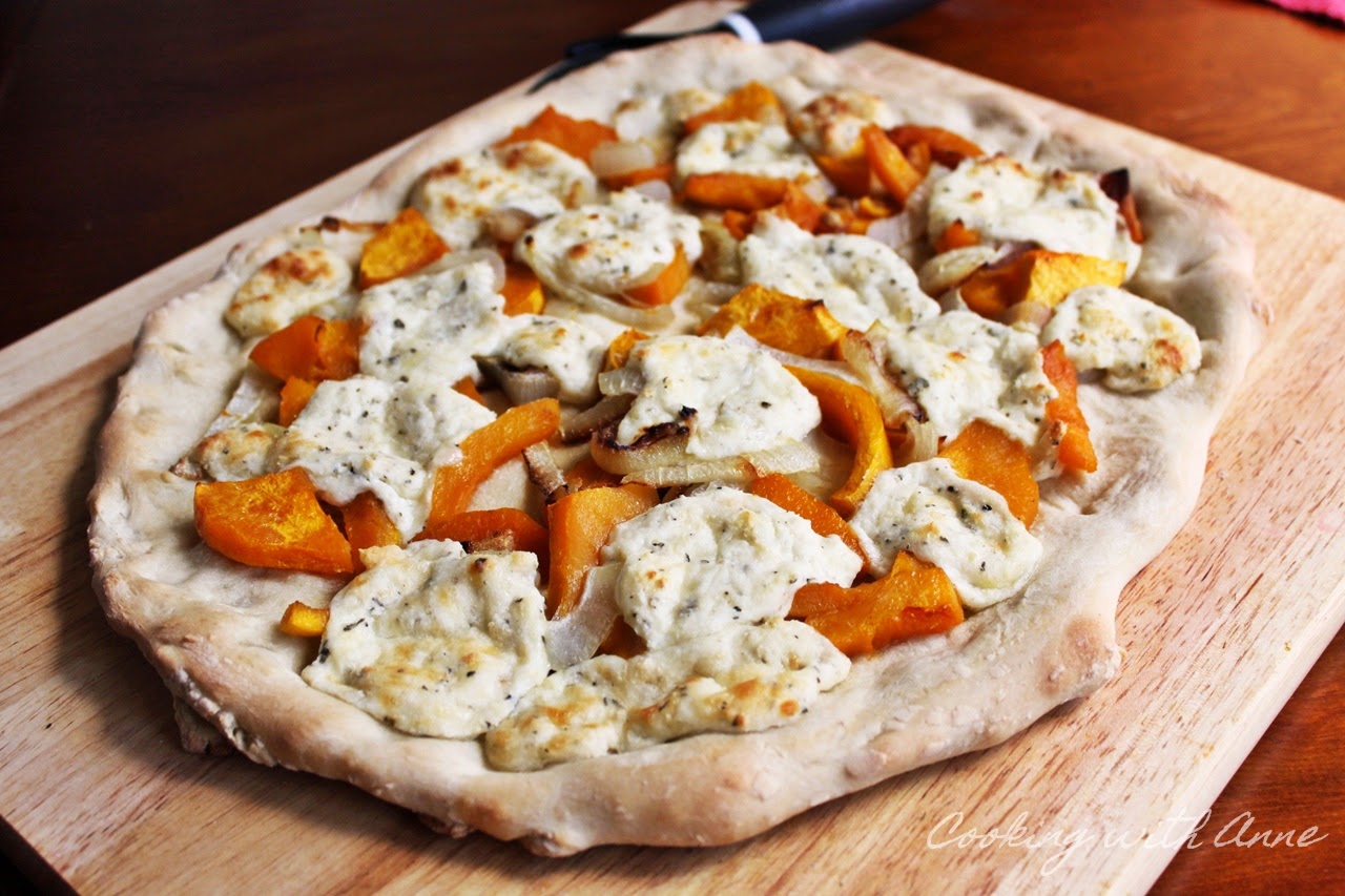 Cooking with Anne Butternut Squash and Ricotta Pizza
