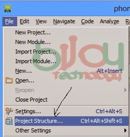 build path in android studio 
