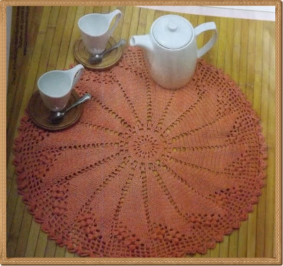 Forro de mesa,caminho de mesa em crochê com gráfico