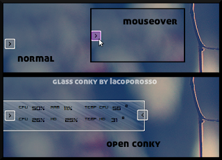26 temas para Conky, monitoriza con estilo glass conky 26 temas para Conky, monitoriza con estilo