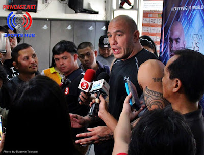 Brandon Vera Open workout Photos for One: Spirit of Champions 
