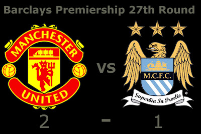 Manchester United vs Manchester City Barclays Premier League