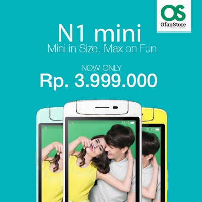 Turun Harga OPPO N1 mini, Kini Rp3.999.000 Turun Harga OPPO N1 mini, Kini Rp3.999.000