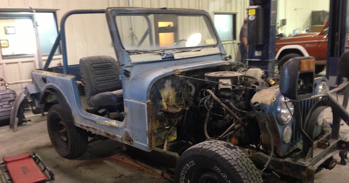 1978 Jeep CJ7 restoration project
