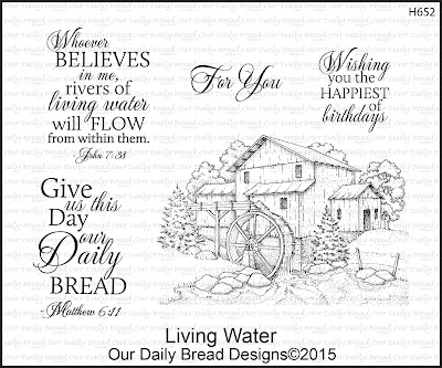 Our Daily Bread Designs stamp set: Living Water