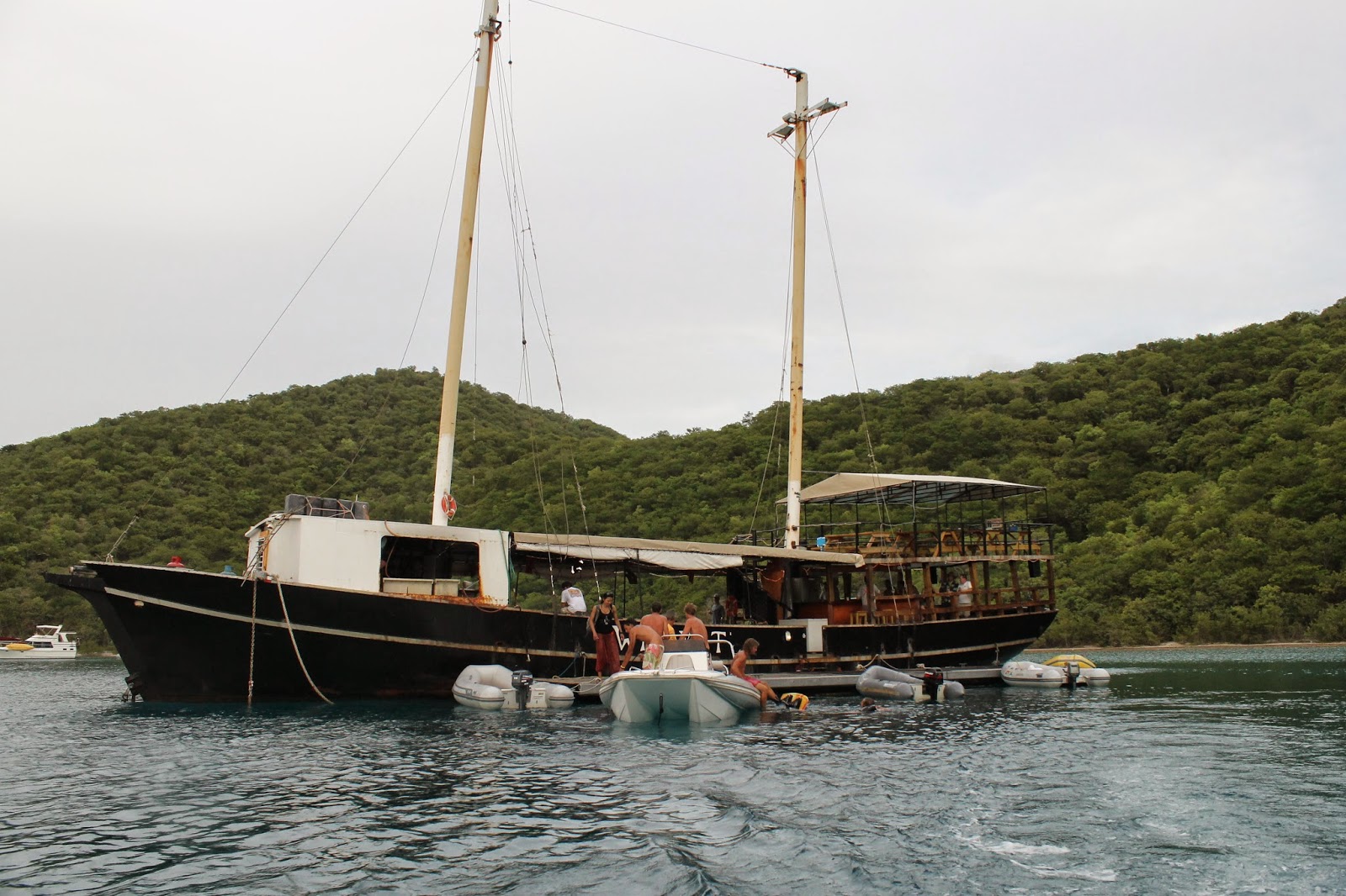 We Love St. Patrick's Day Bareboat sailing day 4 British Virgin