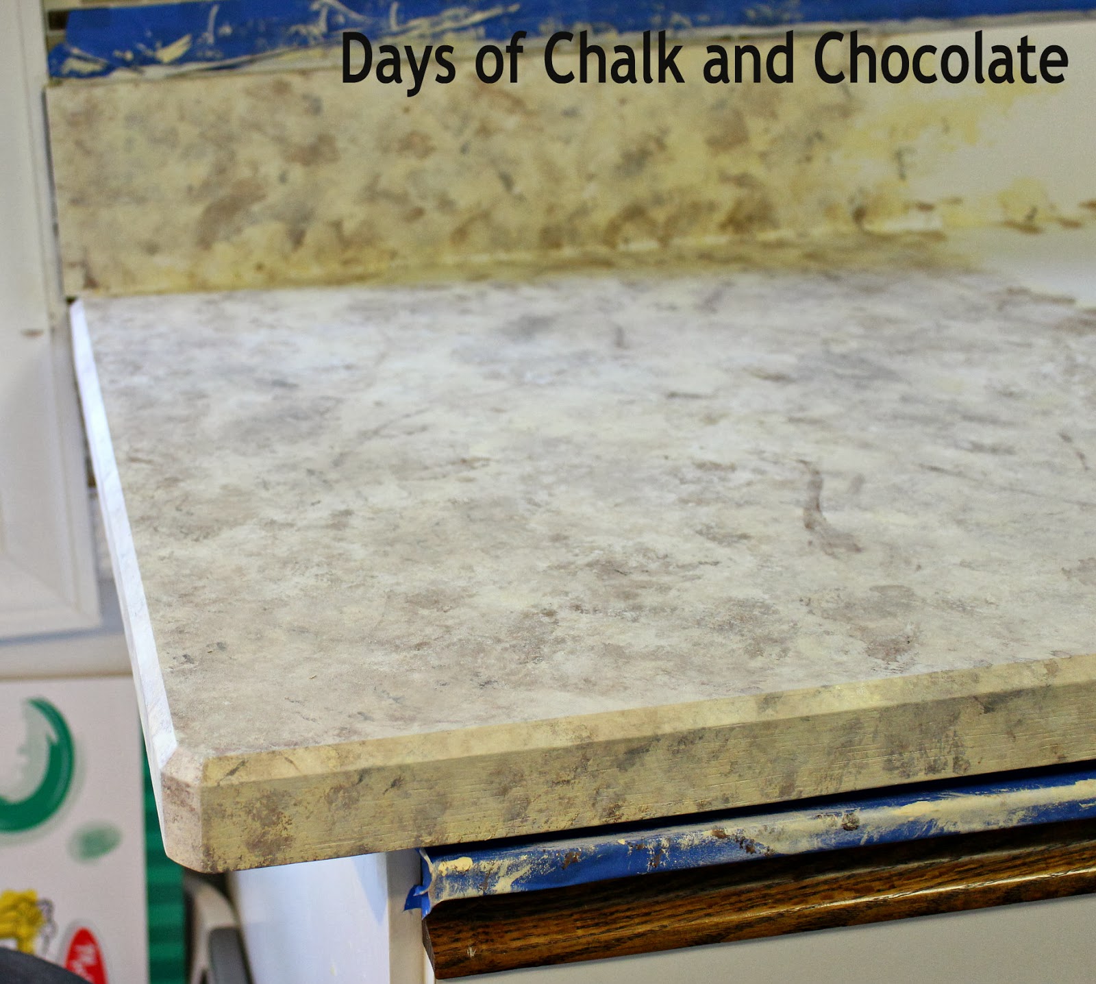 How To Paint Your Countertops Days of Chalk and Chocolate