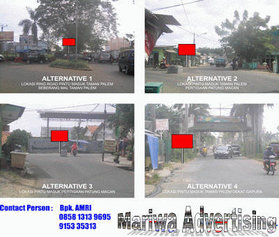 lokasi titik pemasangan billboard outdoor promotion