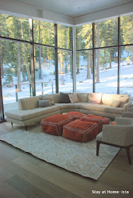 Stayathomeista Modern Vacation House living room reveal