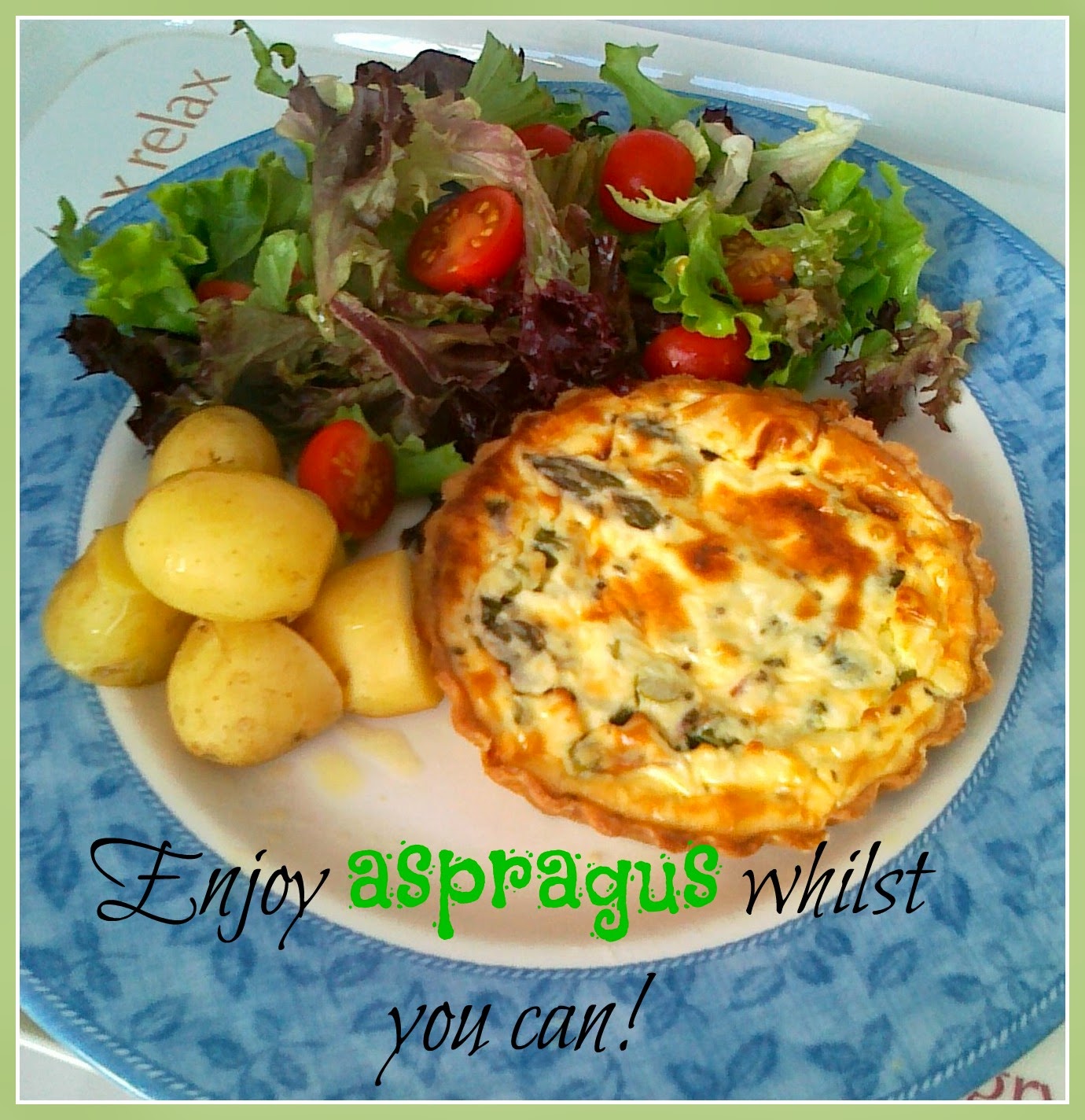 Only Crumbs Remain Asparagus, Goats' Cheese & Pesto Tartlets