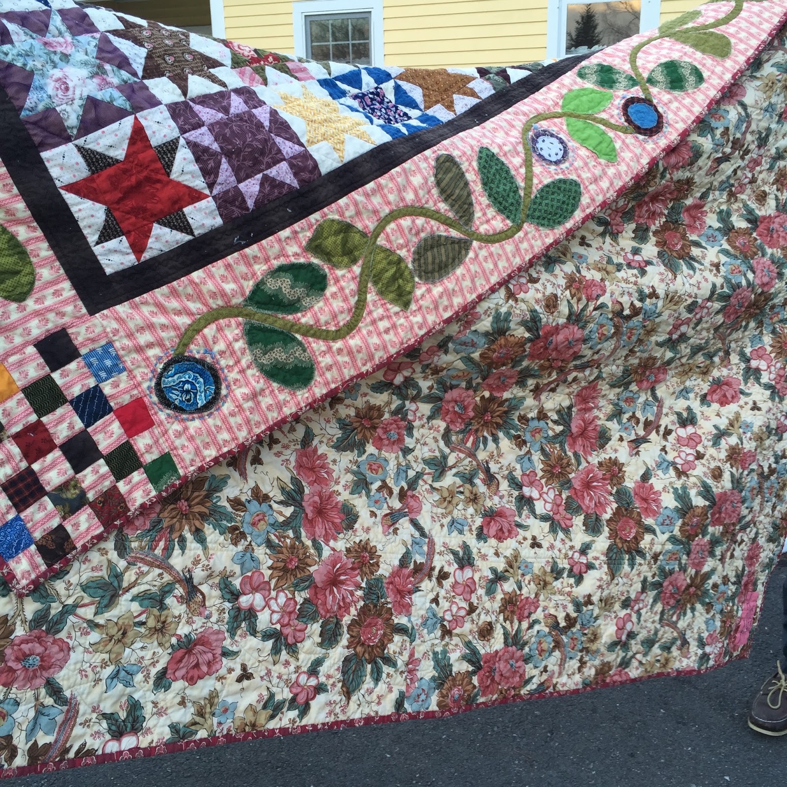 wabisabi quilts (Scrappy) Stars in a Time Warp finished