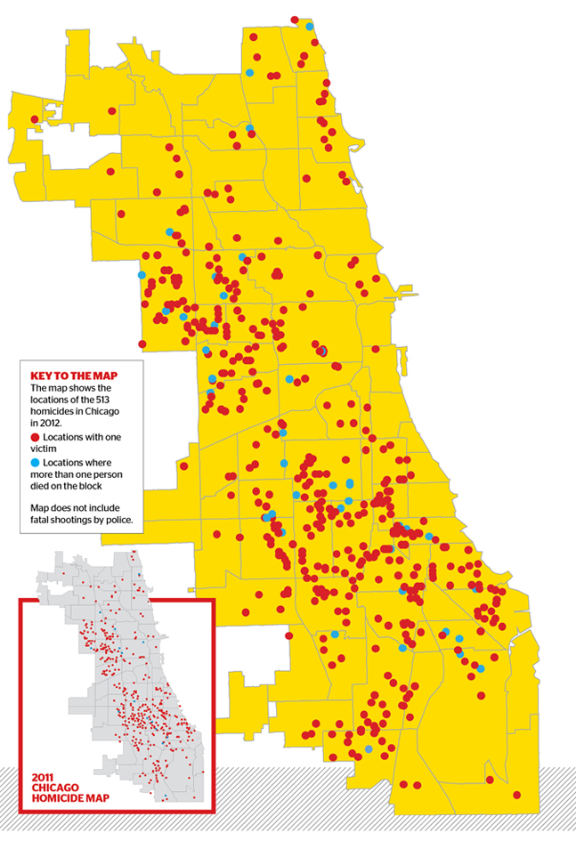 Chicago Killings Map