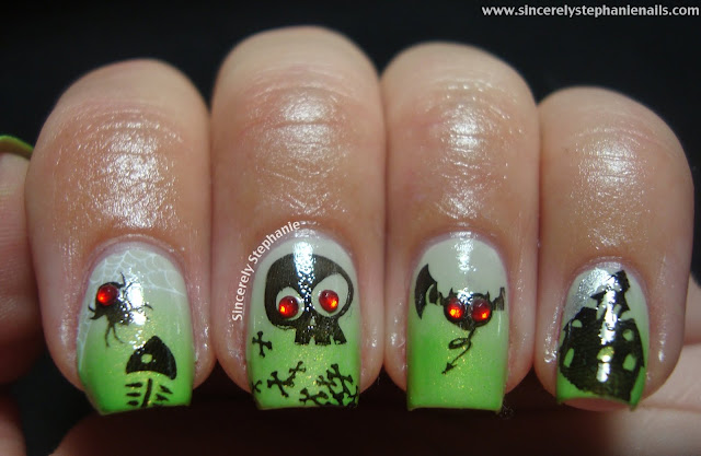 bundle monster fright night halloween nails