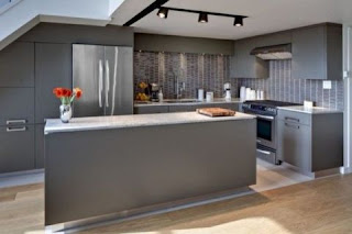 Silver Kitchen Cabinets Modern