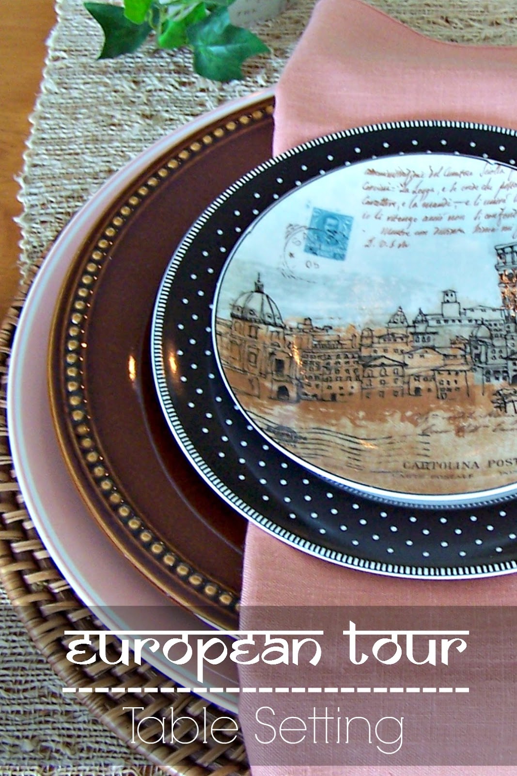 OllaPodrida European Tour Table Setting