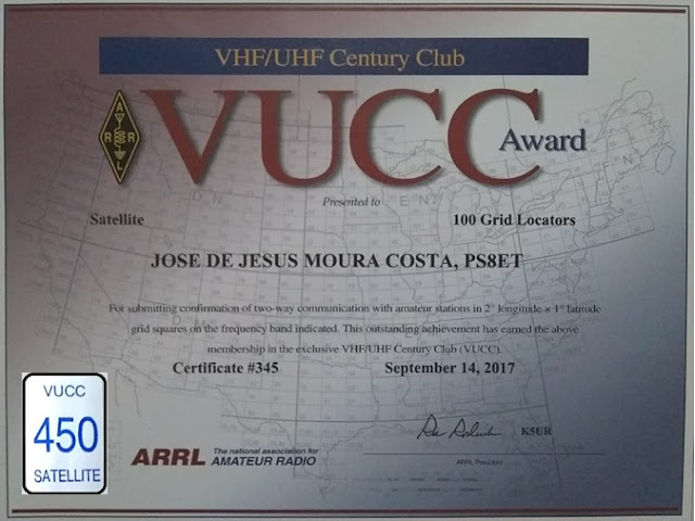 VUCC Satellite Award nº 345