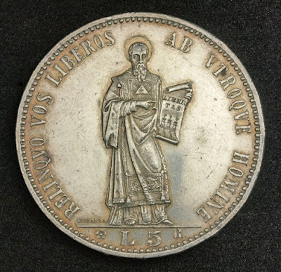 San Marino 5 Lire Silver Coin